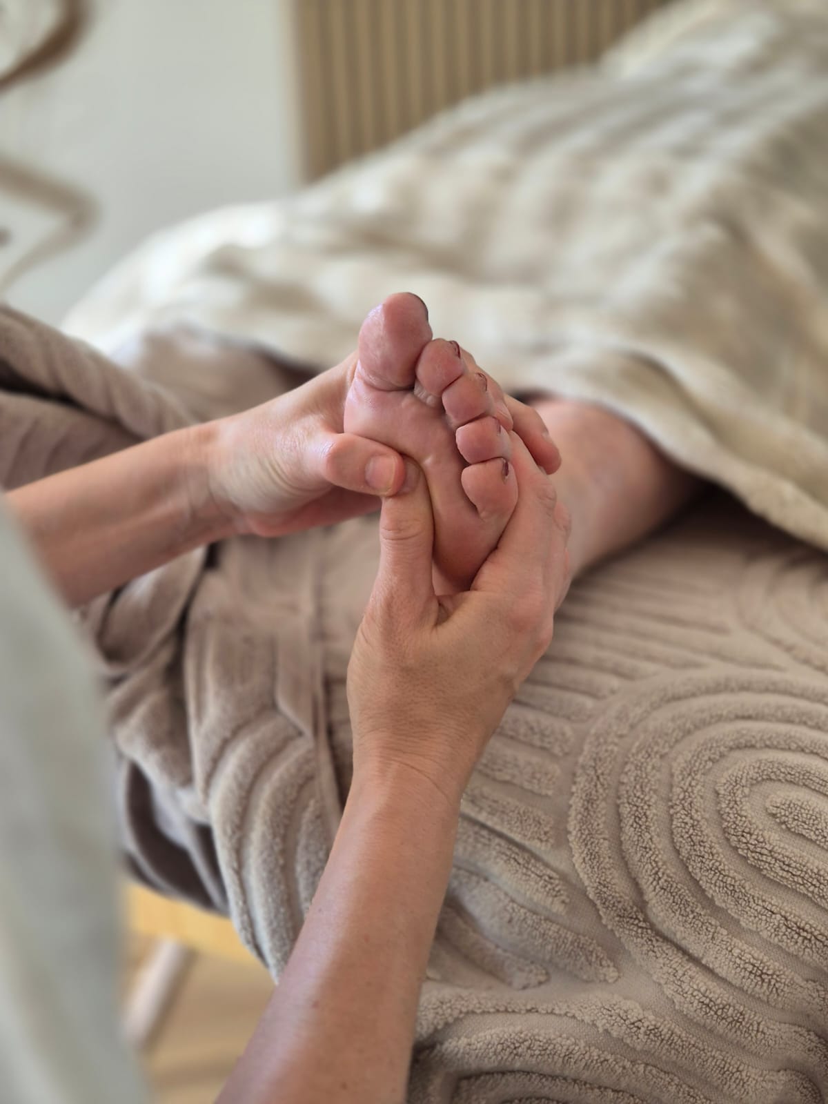 Voetreflextherapie behandeling bij Holistisch Centrum Huna in Veghel